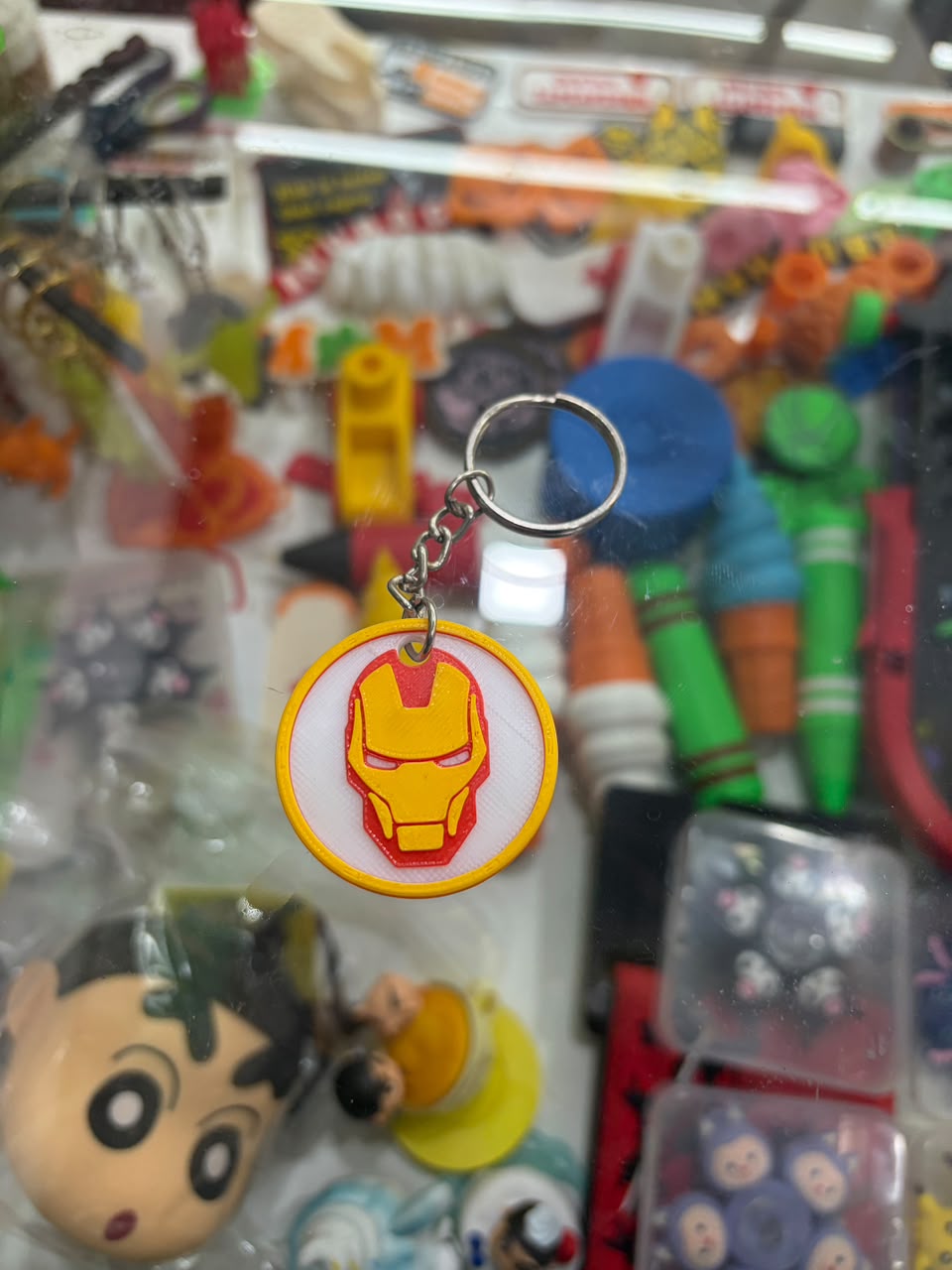 Iron Man Arc Reactor Keychain – 3D Printed Marvel Keychain
