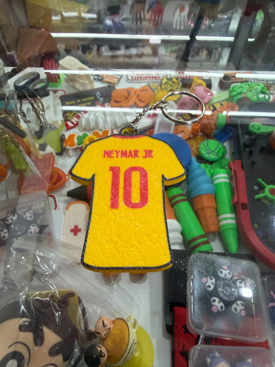 Custom Football Jersey Keychain – Neymar Jr #10